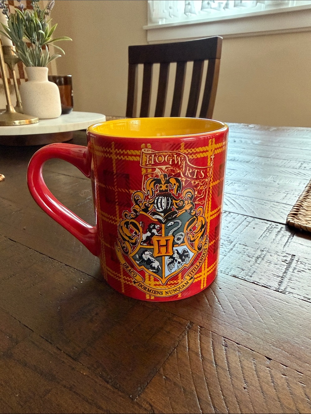 Hogwarts Crest Red Ceramic Mug - Officially Inspired